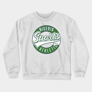 Nigeria Sports Athletic logo Crewneck Sweatshirt